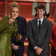 Adele, left (Valerie Macon/AFP/Getty Images)